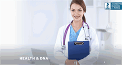 Desktop Screenshot of healthanddna.com